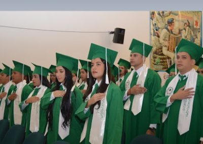 Evento de graduación de los estudiantes de la Universidad Popular del Cesar