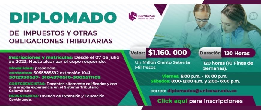 Diplomado de impuestos y otras obligaciones tributarias