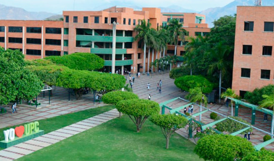 Vista aérea de la Universidad Popular del Cesar sede Sabanas