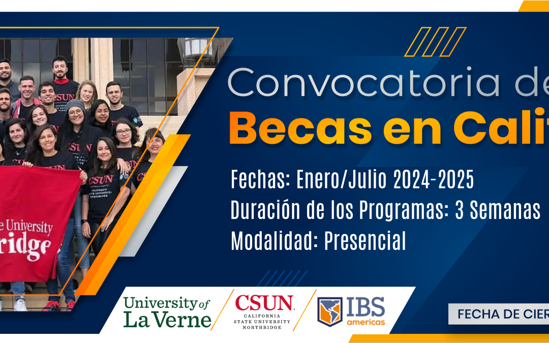 CONVOCATORIA DE BECAS EN CALIFORNIA