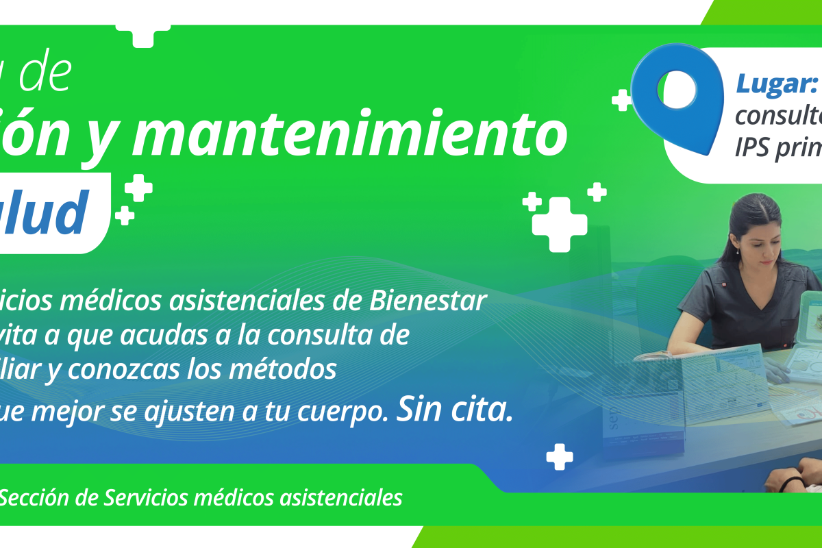 Banner Programa de Promoción y Mantenimiento de la Salud