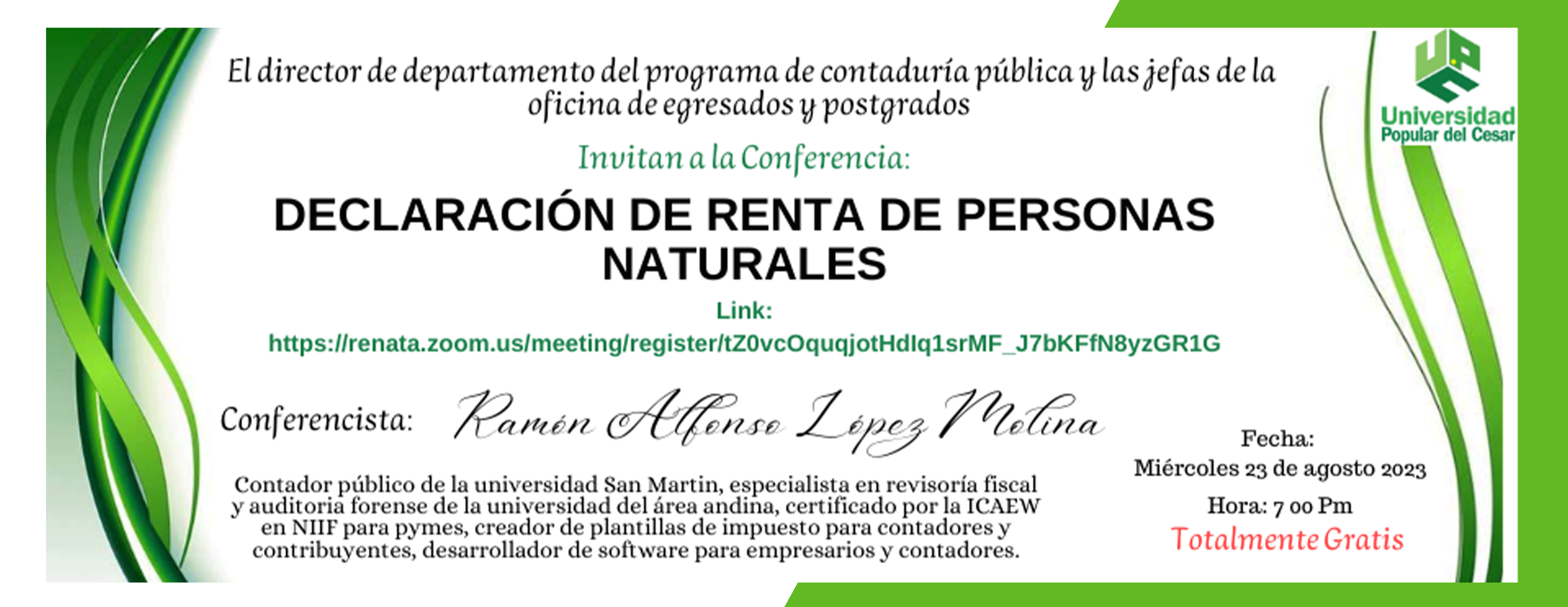 Banner declaración de renta de personas naturales