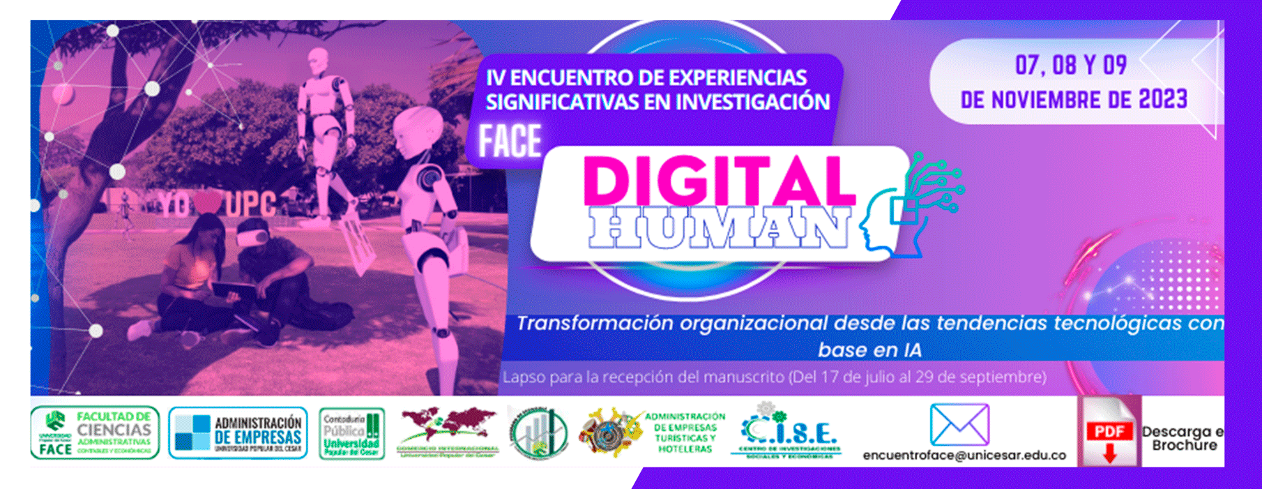 Banner IV ENCUENTRO INTERNACIONAL DE EXPERIENCIAS SIGNIFICATIVAS EN INVESTIGACIÓN DE FACE