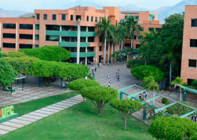 Vista aérea de la Universidad Popular del Cesar sede Sabanas