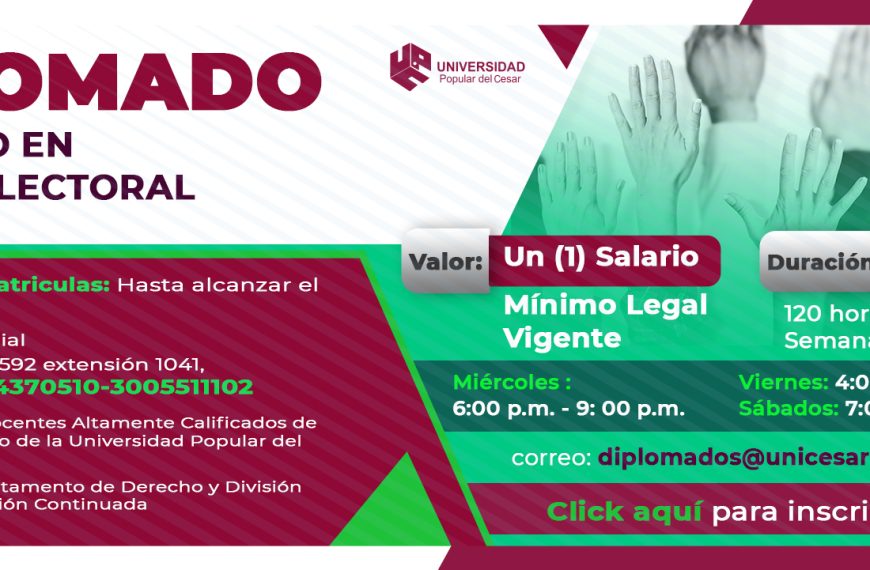 Banner Diplomado en derecho electoral