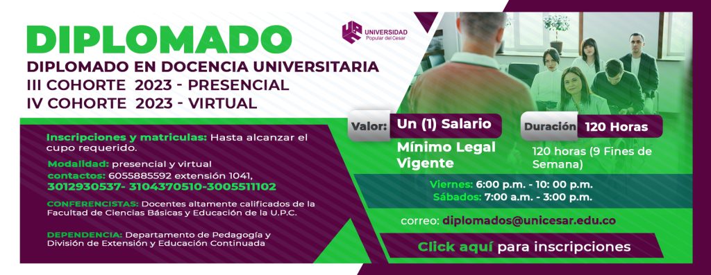 Banner Diplomado en docencia Universitaria