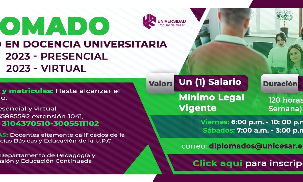 Banner Diplomado en docencia Universitaria