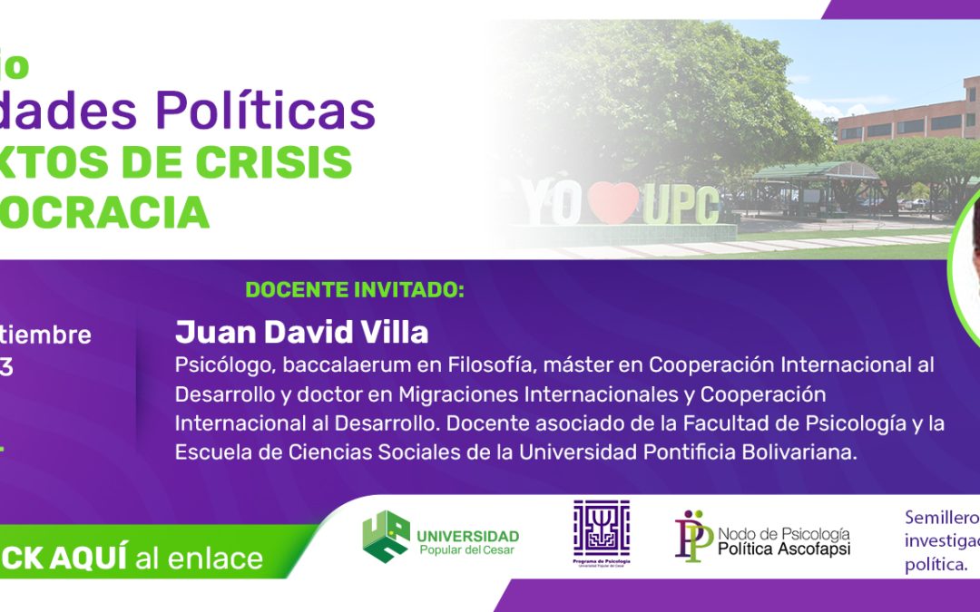 CLASE ESPEJO: SUBJETIVIDADES POLÍTICAS EN CONTEXTOS DE CRISIS DE LA DEMOCRACIA