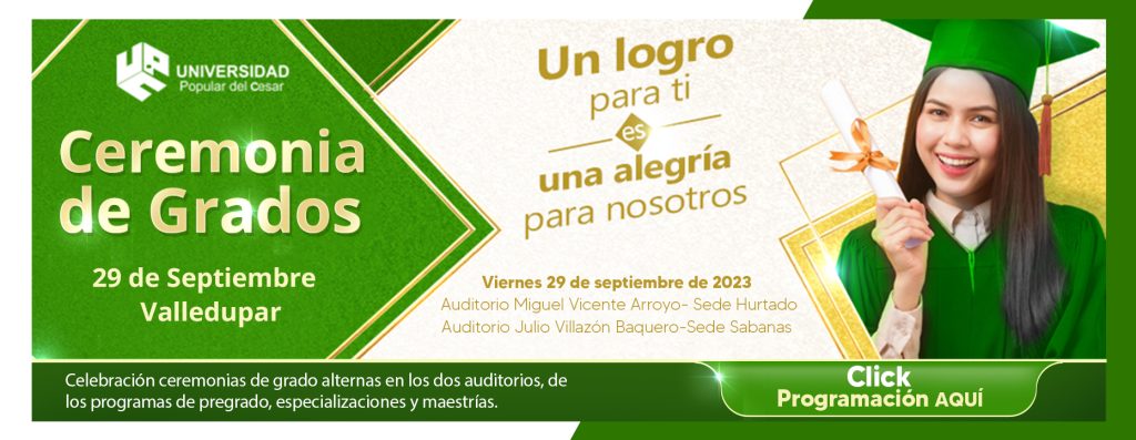 Banner Programación ceremonia de grados