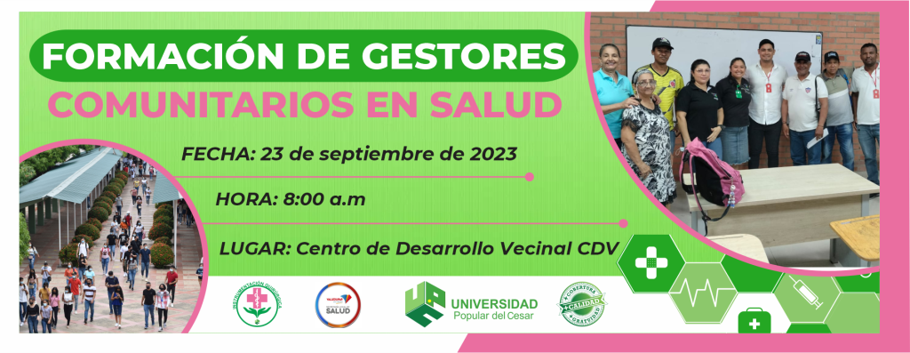 Banner Formaciรณn de gestores comunitarios en salud