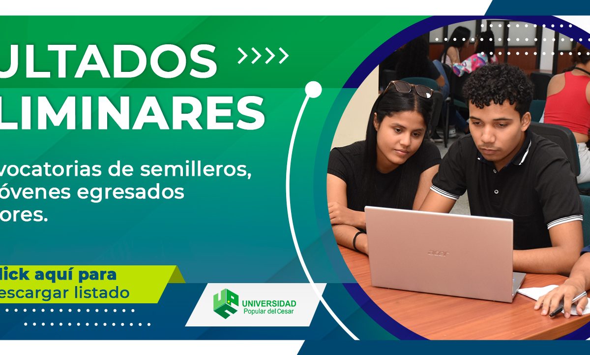 Banner Resultados Preliminares semilleros de investigación