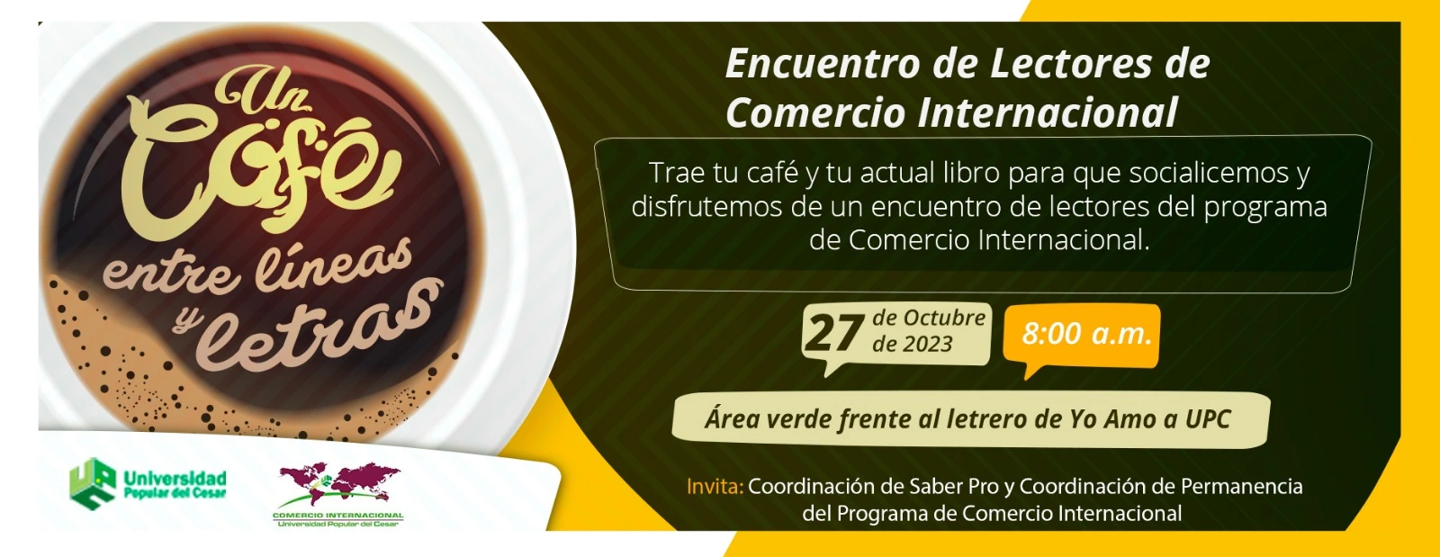 CURSO IDIOMA ITALIANO 2023-II Banner Encuentro de lectores de Comercio Internacional