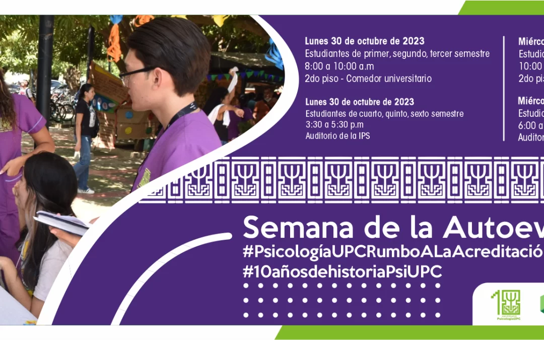 SEMANA DE LA AUTOEVALUACIÓN PSICOLOGÍA