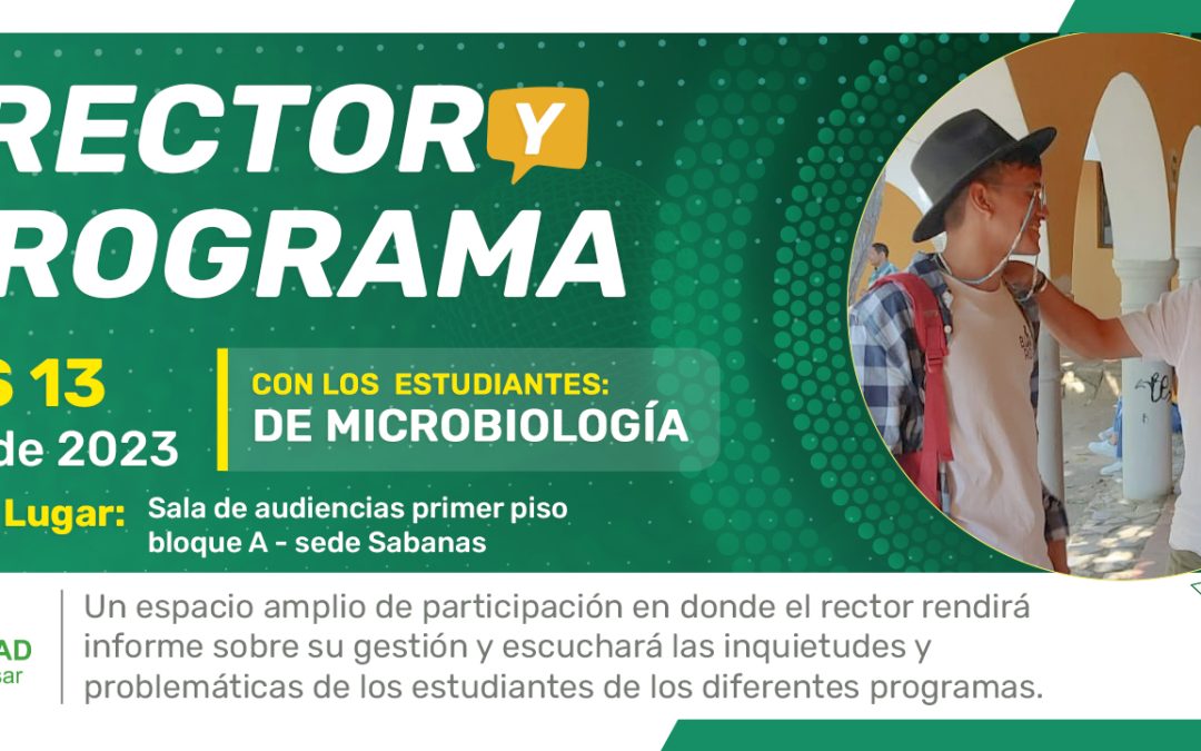 EL RECTOR Y SU PROGRAMA