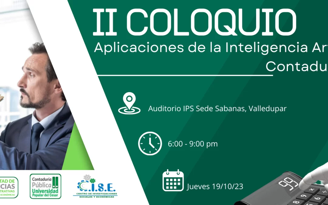 II COLOQUIO: APLICACIONES DE LA INTELIGENCIA ARTIFICIAL EN LA CONTADURÍA PÚBLICA