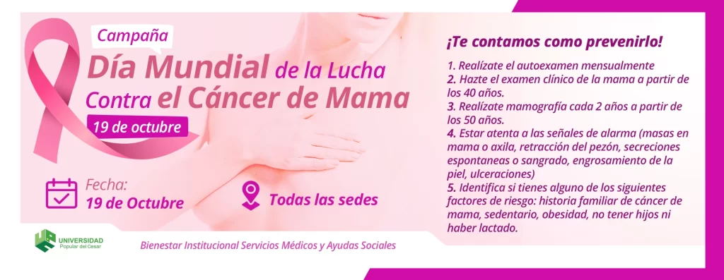 BANNER DรA INTERNACIONAL DE LA LUCHA CONTRA EL CรNCER DE MAMA
