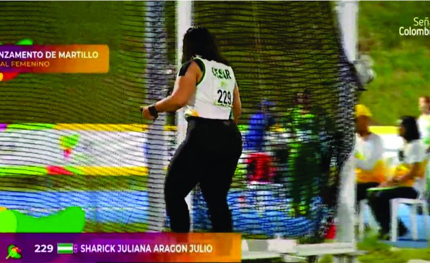 Deportista Upecista es la séptima mejor lanzadora de martillo en los XXII Juegos Deportivos Nacionales 2023