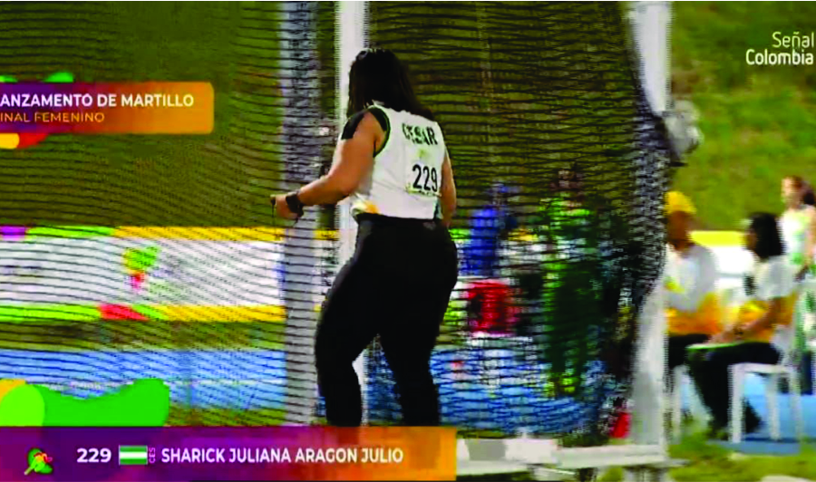 Deportista Upecista es la séptima mejor lanzadora de martillo en los XXII Juegos Deportivos Nacionales 2023