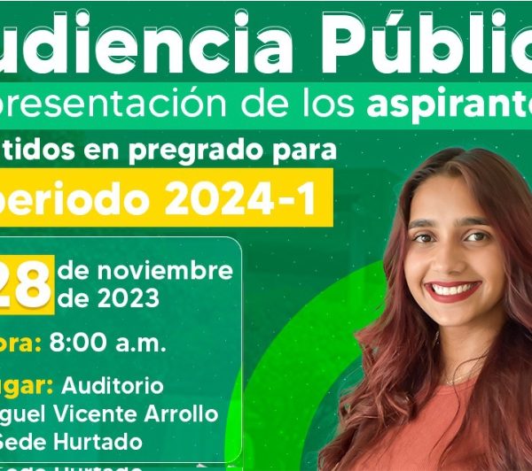 El 28 de noviembre la UPC anunciará nuevos admitidos en pregrado para el periodo 2024-I