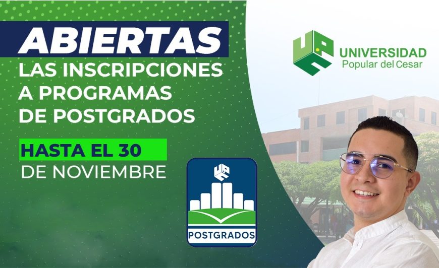 Hasta el 30 de noviembre están abiertas las inscripciones de postgrados en la UPC