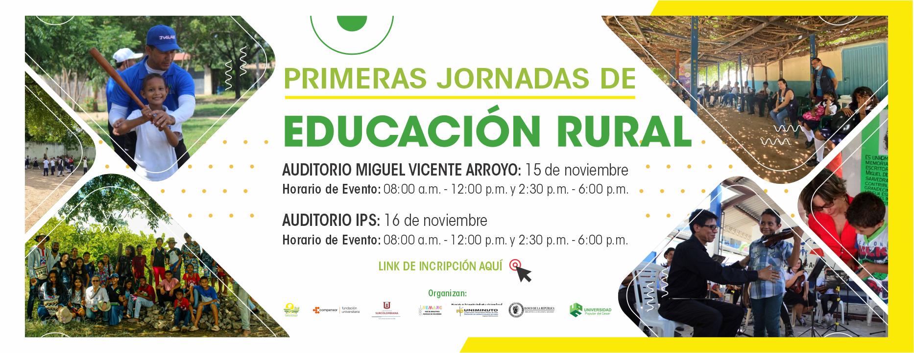 Banner JORNADAS DE EDUCACIÓN RURAL