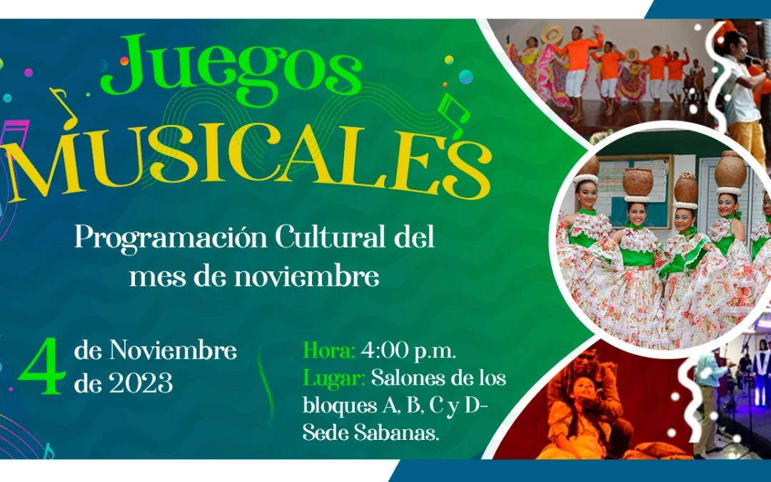 CONVOCATORIA PROGRAMACIÓN CULTURAL MES DE NOVIEMBRE DE 2023, TITULADA “JUEGOS MUSICALES” CORO OPUS 4