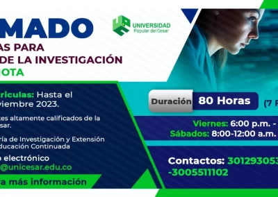 DIPLOMADO EN HERRAMIENTAS PARA EL DESARROLLO DE LA INVESTIGACIÓN