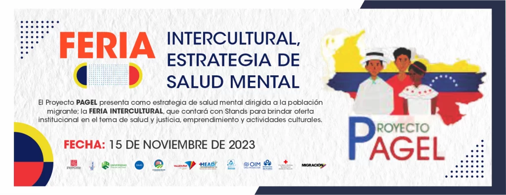 Banner Feria Intercultural, Estrategia de Salud Mental