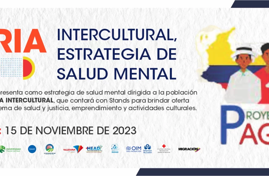 Banner Feria Intercultural, Estrategia de Salud Mental