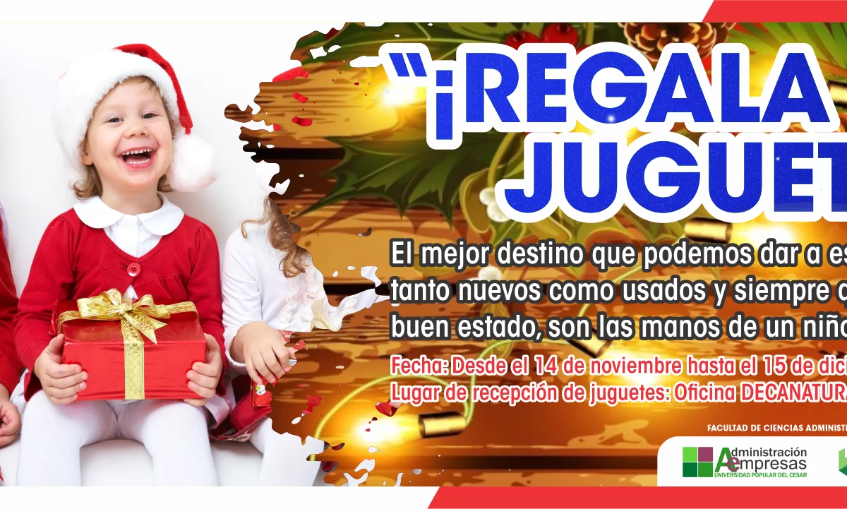Banner ¡Regala un juguete!
