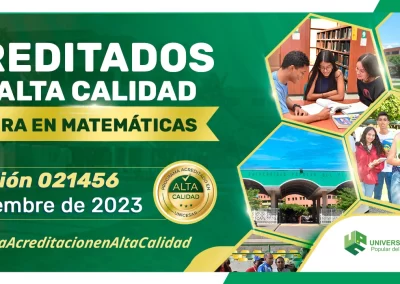 LICENCIATURA EN MATEMÁTICAS, ACREDITADA EN ALTA CALIDAD