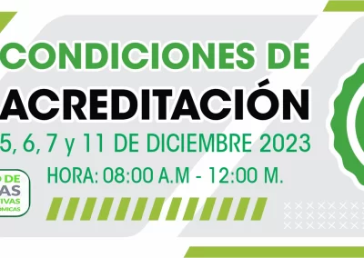 CONDICIONES DE ACREDITACIÓN