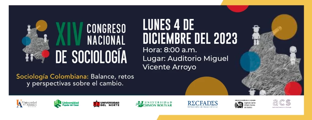 Banner XIV Congreso nacional de Sociologia