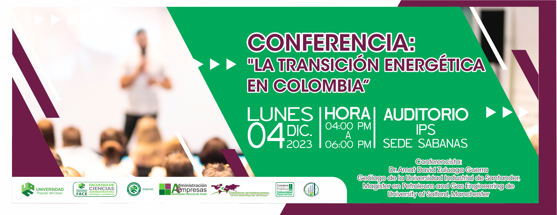 Banner Conferencia: “La Transición Energética en Colombia”
