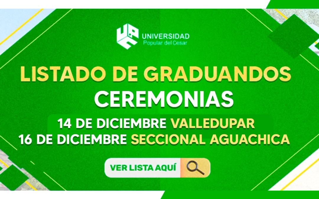 LISTADO DE GRADUANDOS