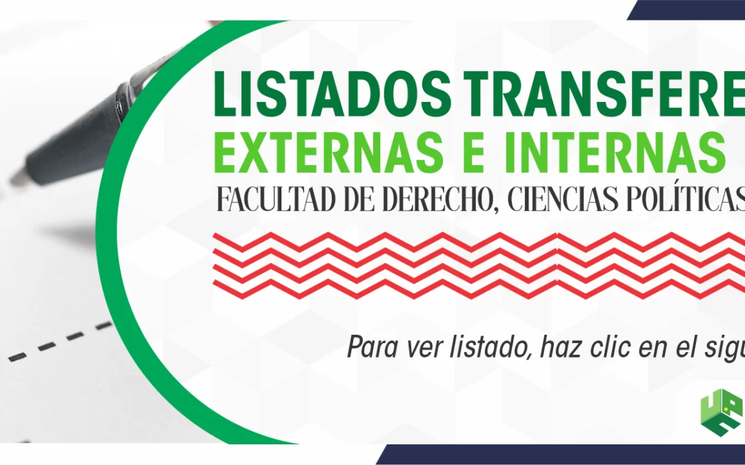 LISTADO DE TRANSFERENCIAS EXTERNAS E INTERNAS 2024-1