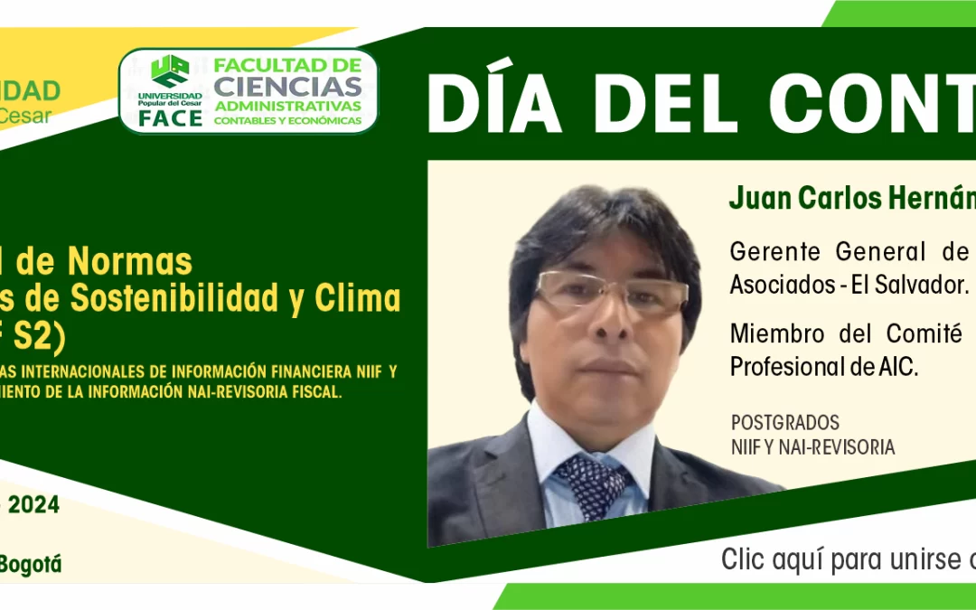 CONFERENCIA INTERNACIONAL DE NORMAS INTERNACIONALES DE SOSTENIBILIDAD Y CLIMA