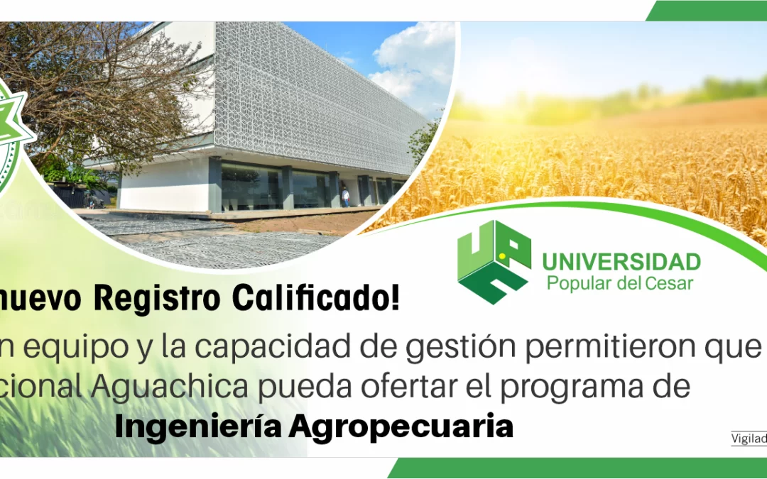 ¡TENEMOS NUEVO REGISTRO CALIFICADO!