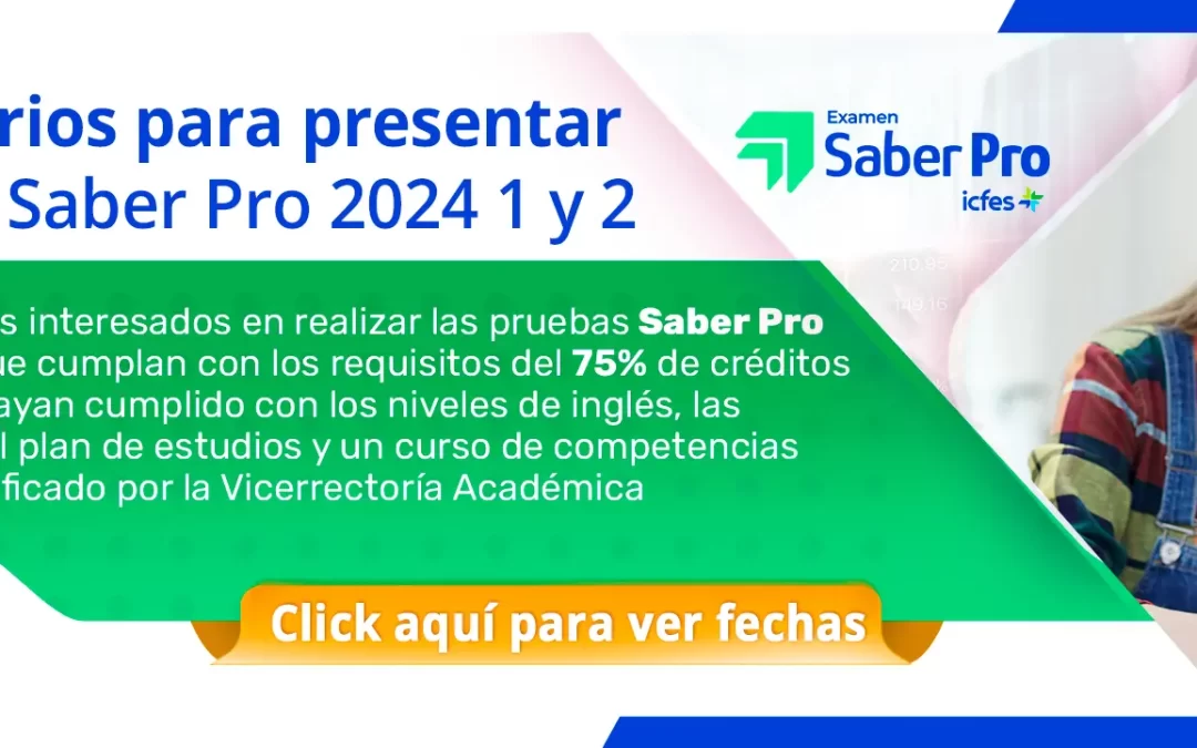 CALENDARIOS PARA PRESENTAR PRUEBAS SABER PRO 2024 I Y II