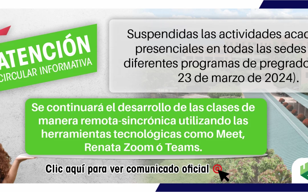 SUSPENSIÓN DE ACTIVIDADES PRESENCIALES