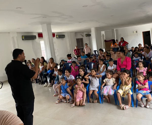 Pastoral Social de la UPC celebrรณ dรญa a niรฑos de la invasiรณn Tierra Prometida