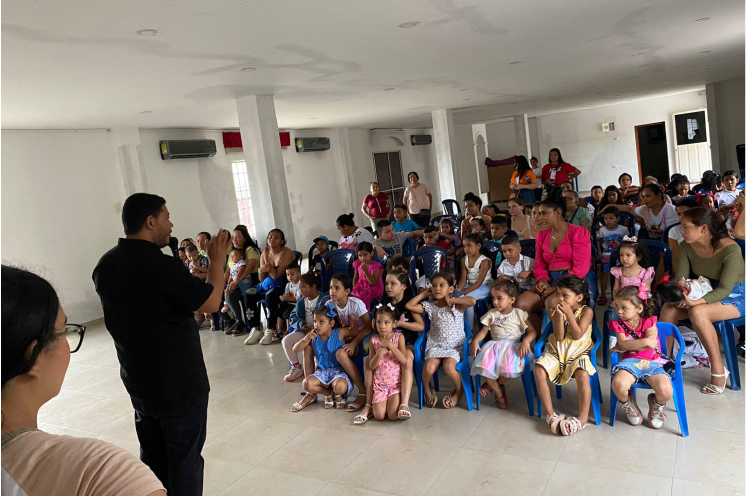 Pastoral Social de la UPC celebró día a niños de la invasión Tierra Prometida