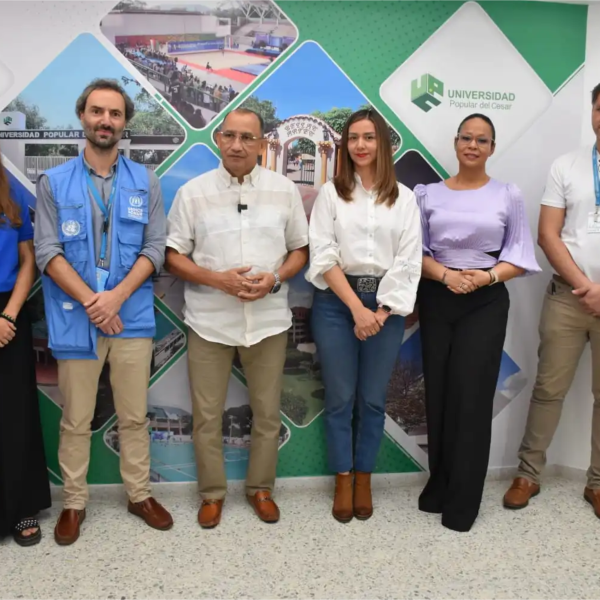 Agencia de Naciones Unidas para los Refugiados, ACNUR firma carta de entendimiento con la Universidad Popular del Cesar para brindar atención a población migrante, desplazada y refugiada en el Cesar