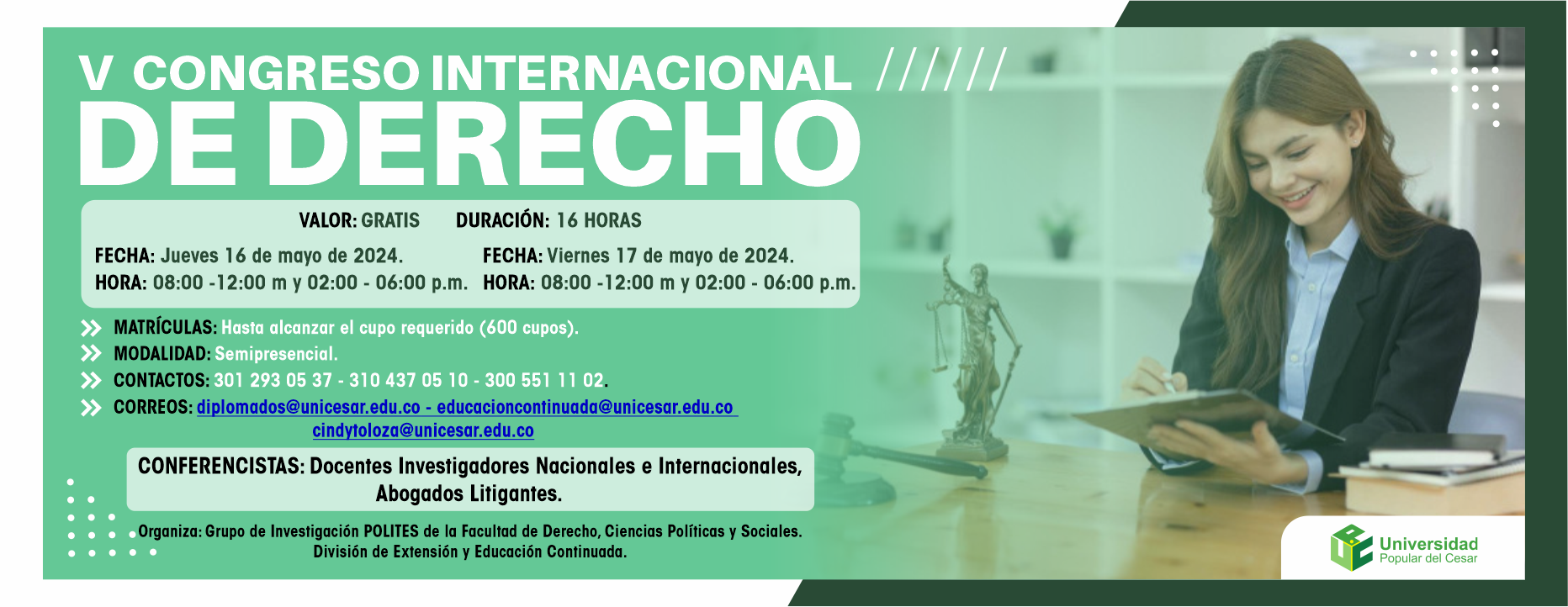 Banner Congreso derecho