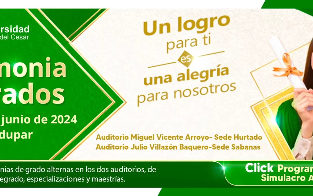 PROGRAMACIÓN CEREMONIA DE GRADOS
