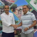 Rector de la UPC recibió la visita del embajador de la República Árabe del Sahara Occidental