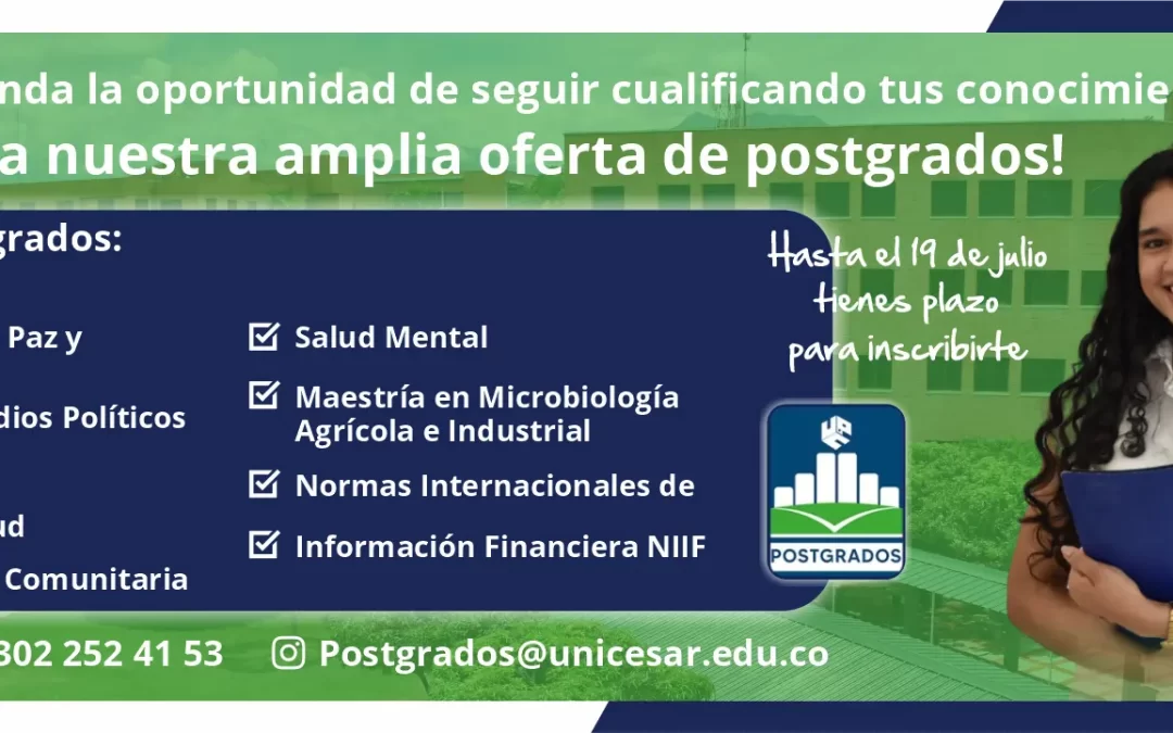 OFERTA DE POSTGRADOS