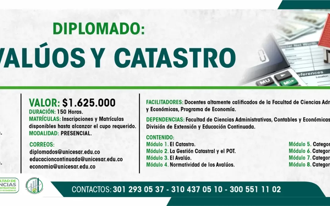 DIPLOMADO EN AVALUOS Y CATASTRO