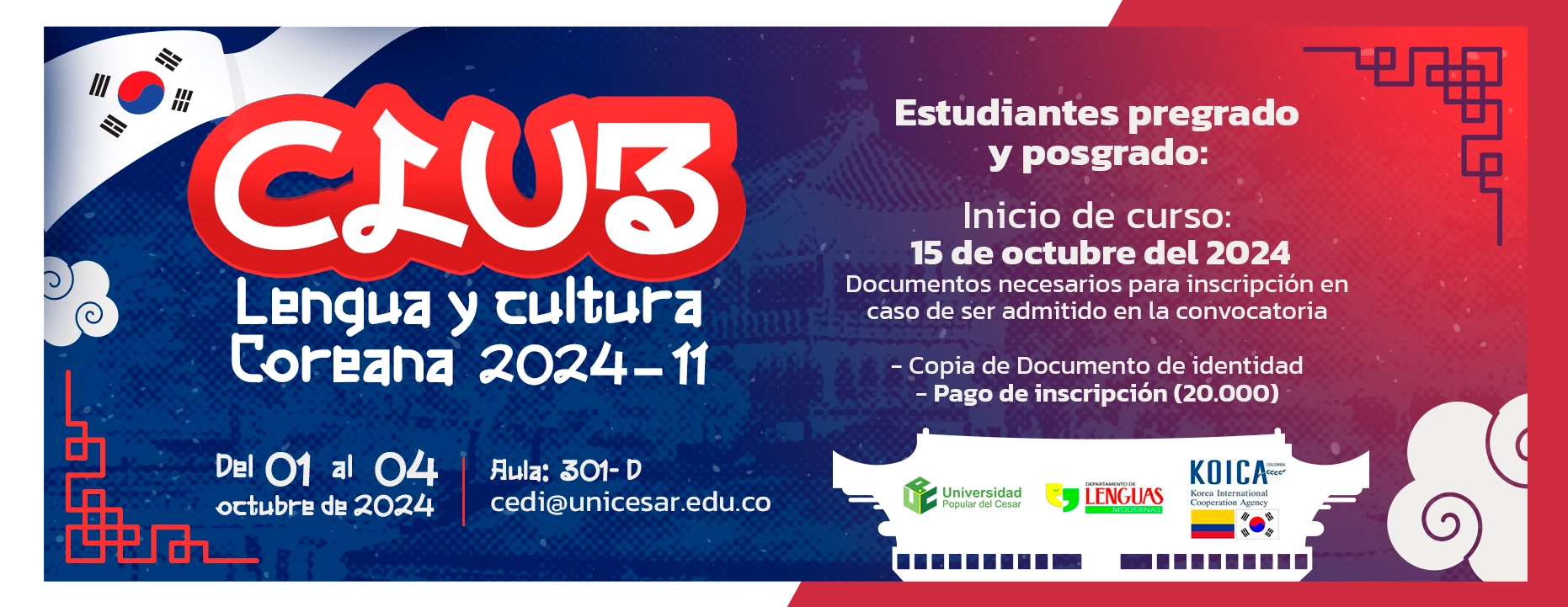 Banner Lengua y Cultura Coreana