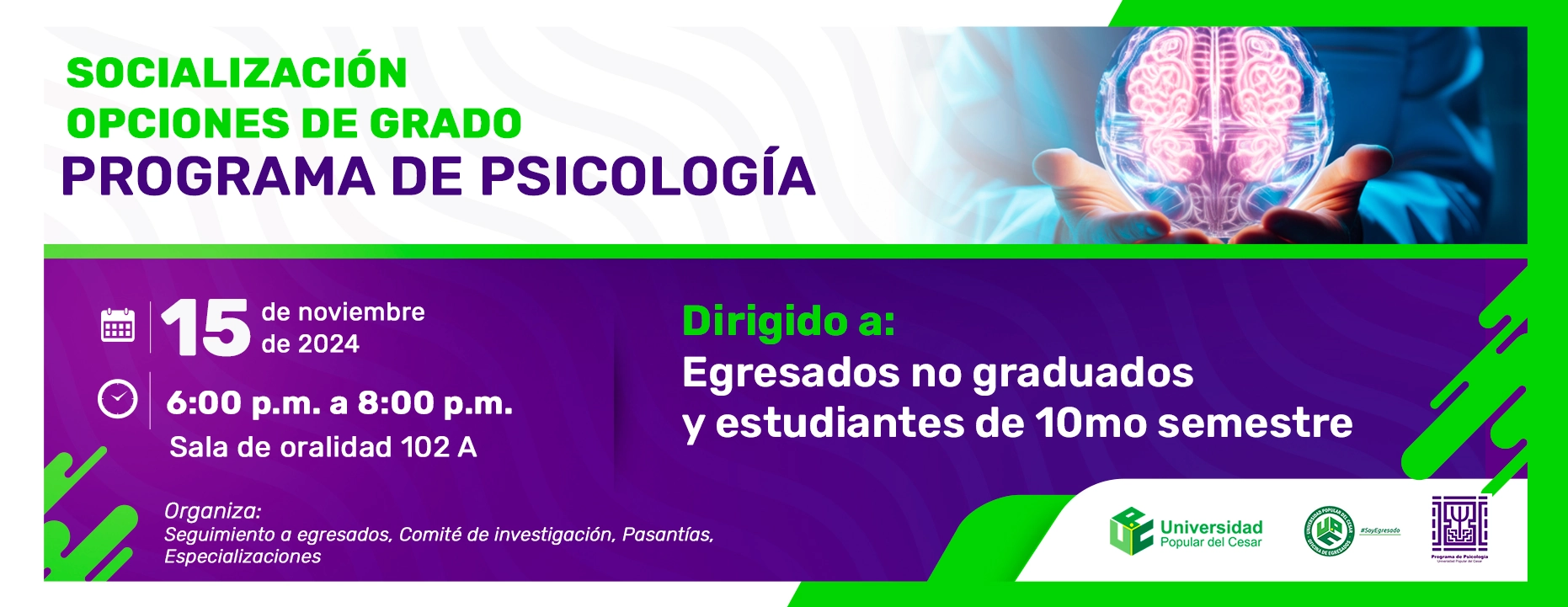 EVENTO 03 Banner Opciones de Grado Psicología